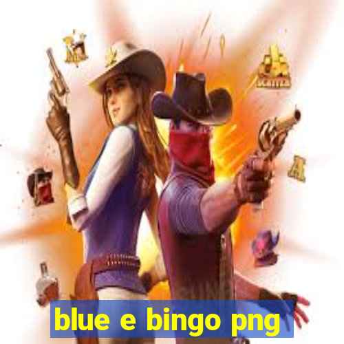 blue e bingo png